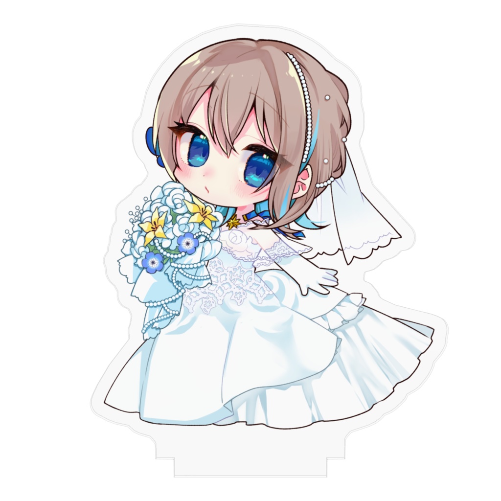 【アクスタB】4周年記念ジューンブライド【にざかなりょう】