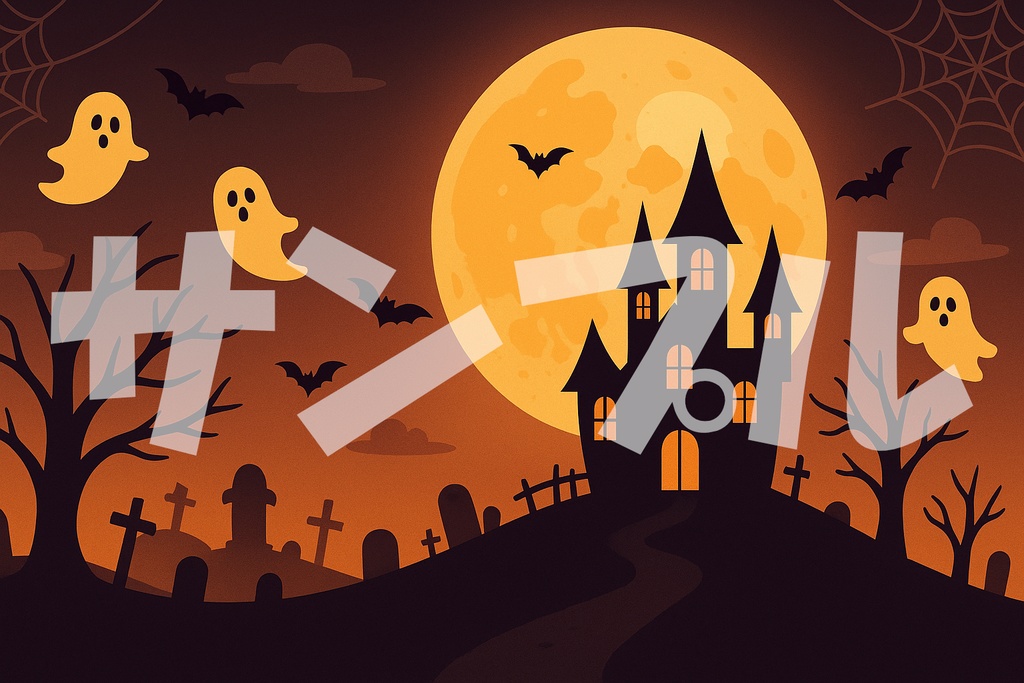 ハロウィン背景「10枚セット」