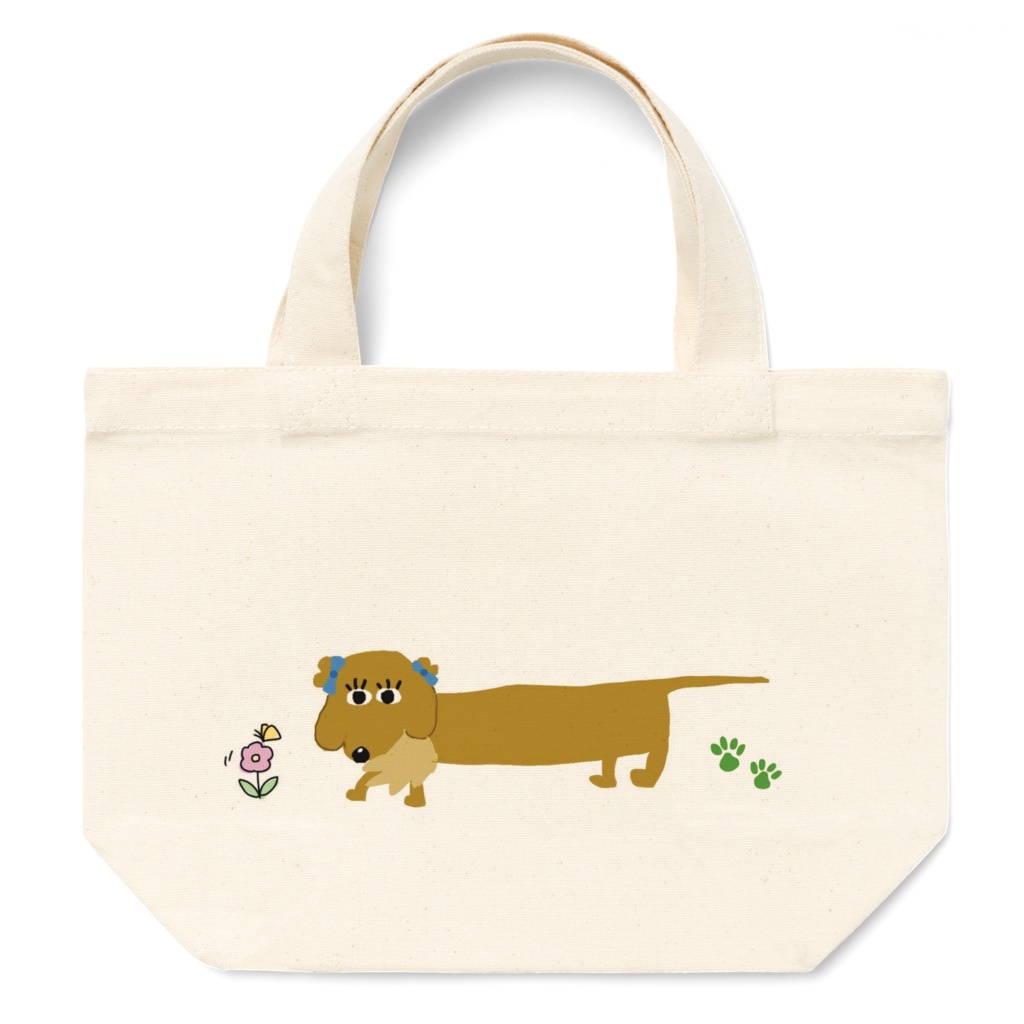 ダックスフフ子バッグ(名前なしでかダックスフフ子ver.)