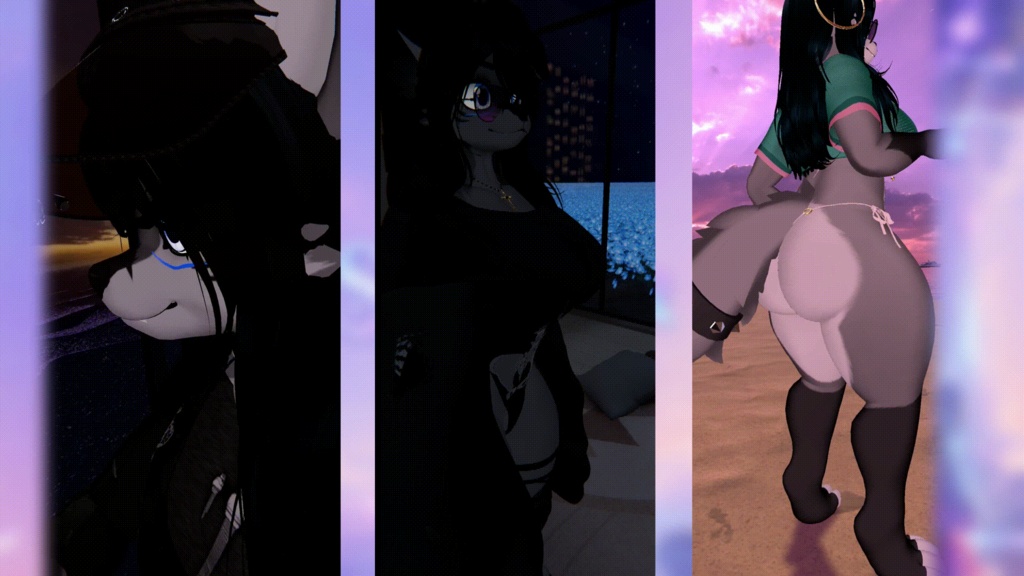 【VRChat】Kiara きつね耳ふわふわアバター PC/Quest対応 - sheikahvr - 3/3
