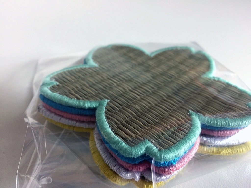 【Tatapi】桜畳コースター 5枚セット (5色カラー)