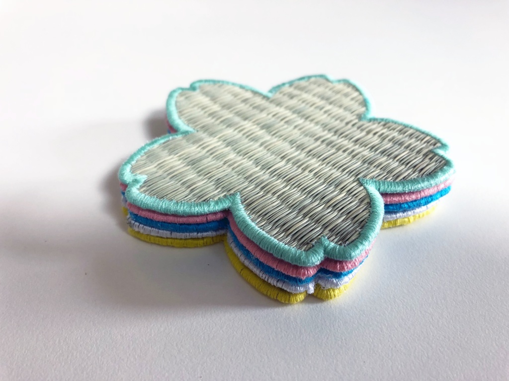 【Tatapi】桜畳コースター 5枚セット (5色カラー)