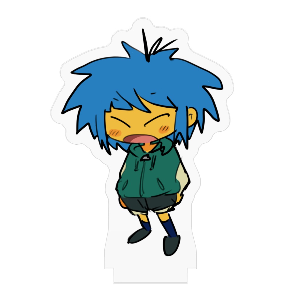 あおつちアクリルフィギュア