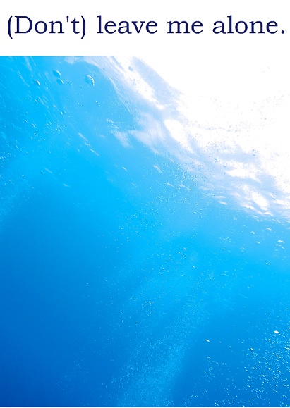 (Don't) leave me alone.(データ版)