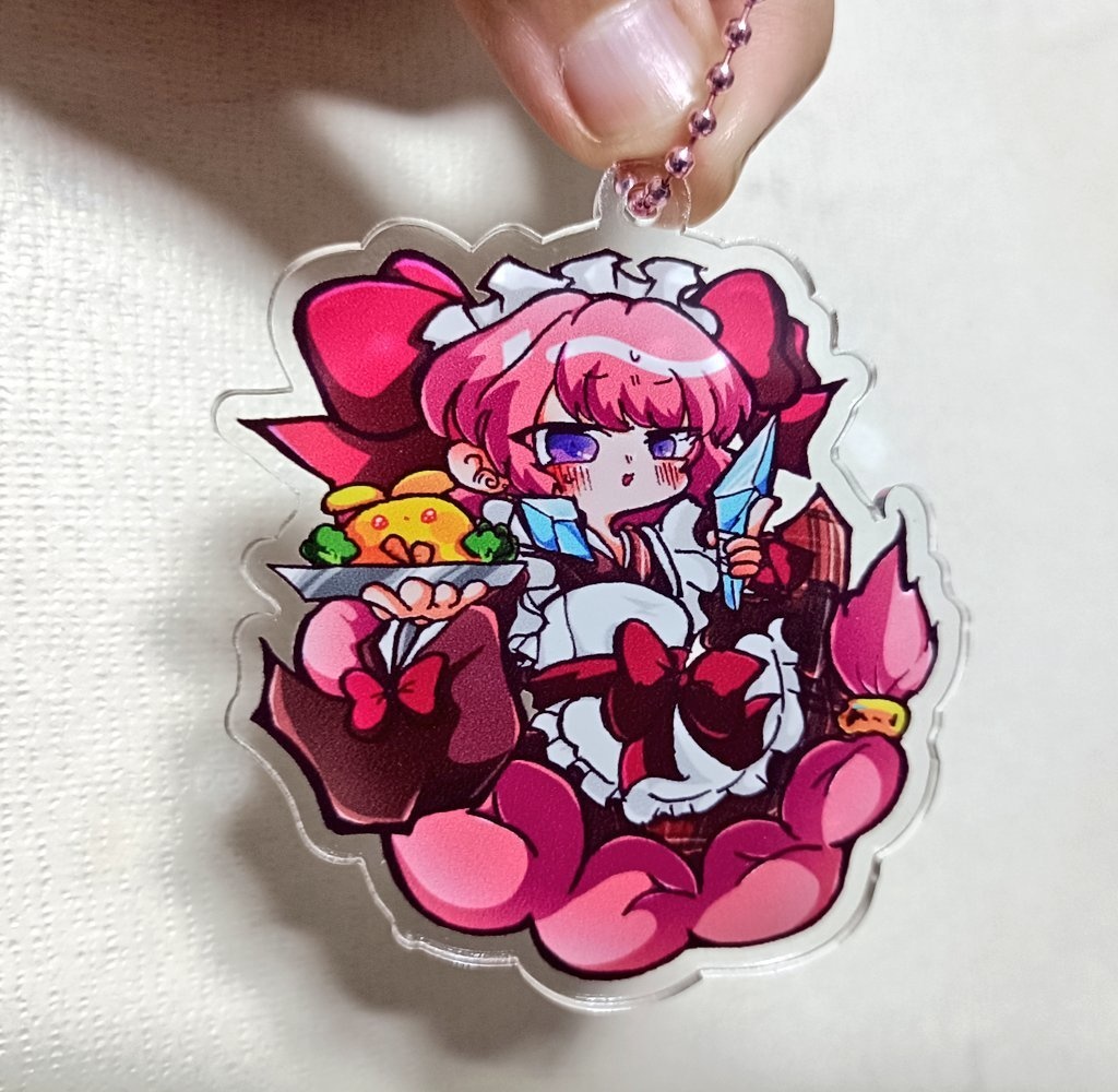 メイドみくりアクリルキーホルダー