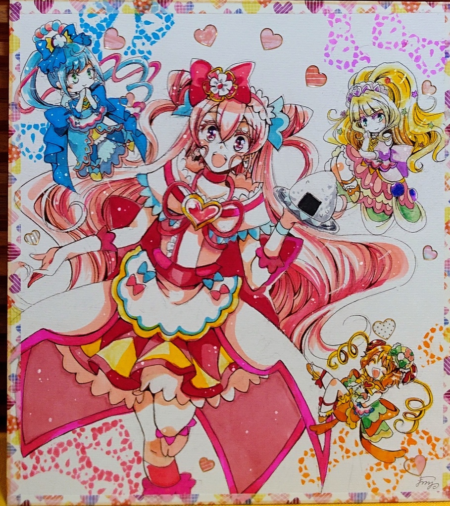 デリシャスパーティープリキュア色紙