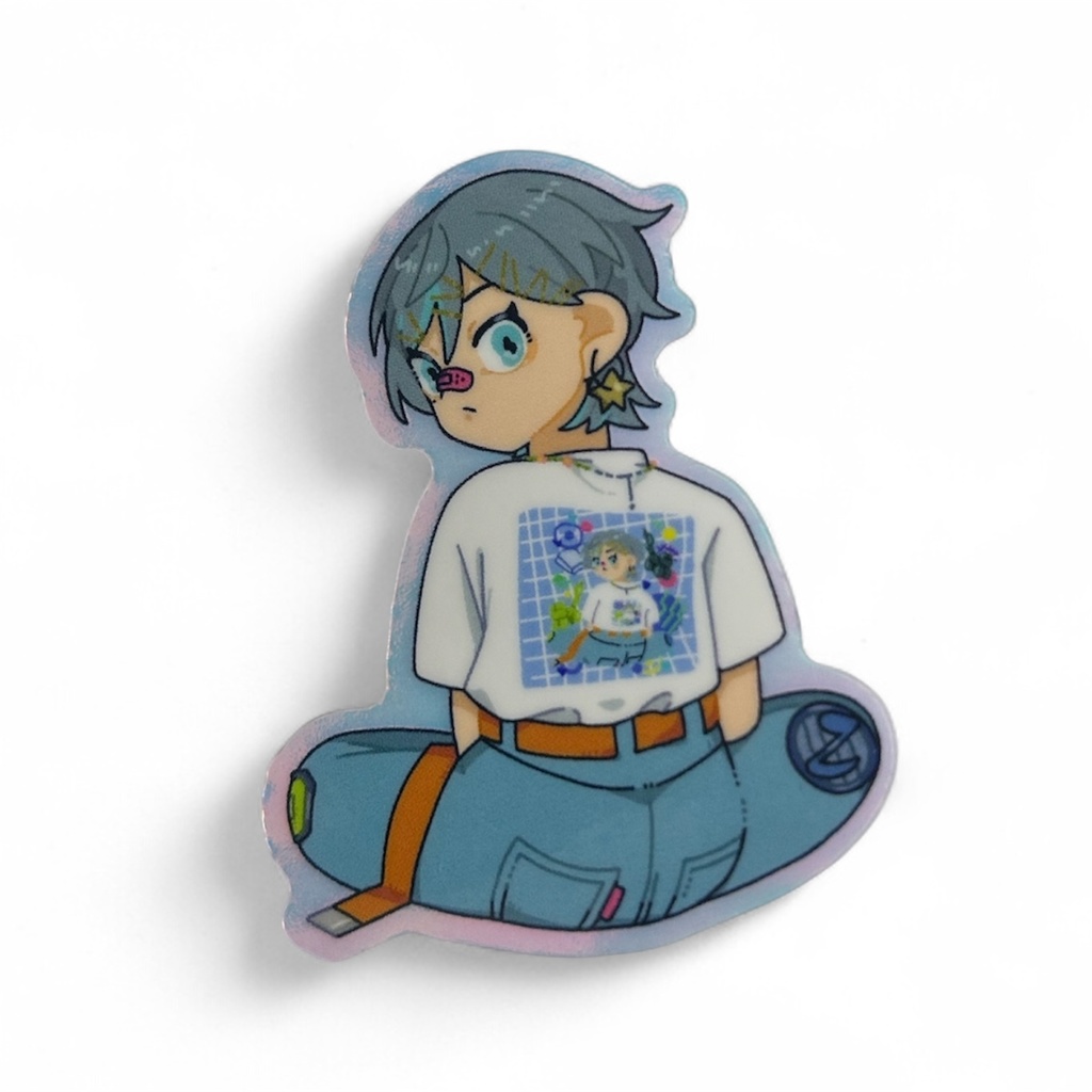 しぐん。2周年記念グッズ　ステッカーAver.