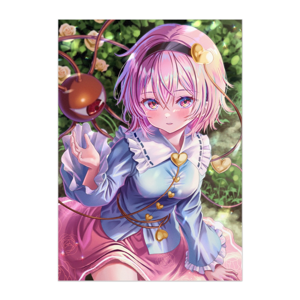 東方 古明地さとりアートパネル