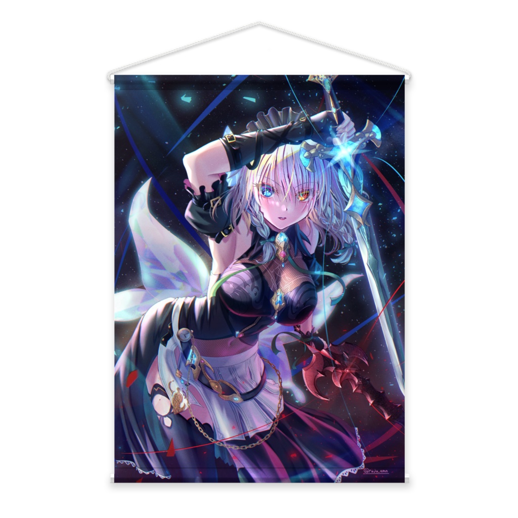 東方project_十六夜咲夜ブラックVer B2タペストリー