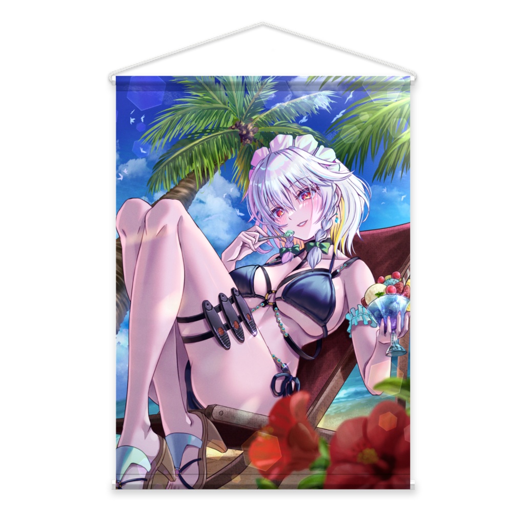 東方Project_十六夜咲夜_水着Ver_B2タペストリー