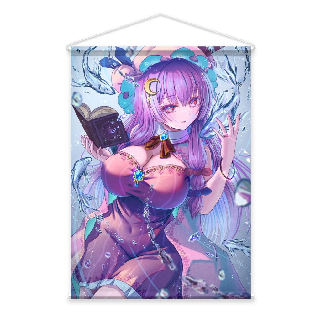 東方Project_パチュリー・ノーレッジ_B2タペストリー