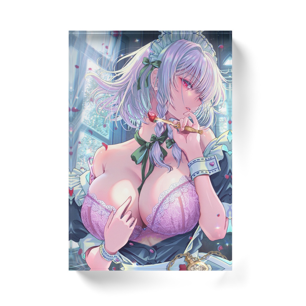 東方Project_十六夜咲夜_朝日Ver_アクリルブロック