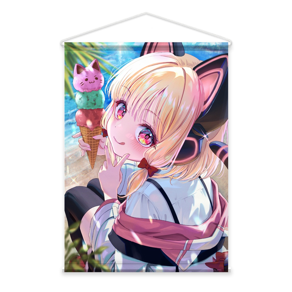 ブルーアーカイブ -Blue Archive-_才羽モモイ_アイスVer_B2タペストリー