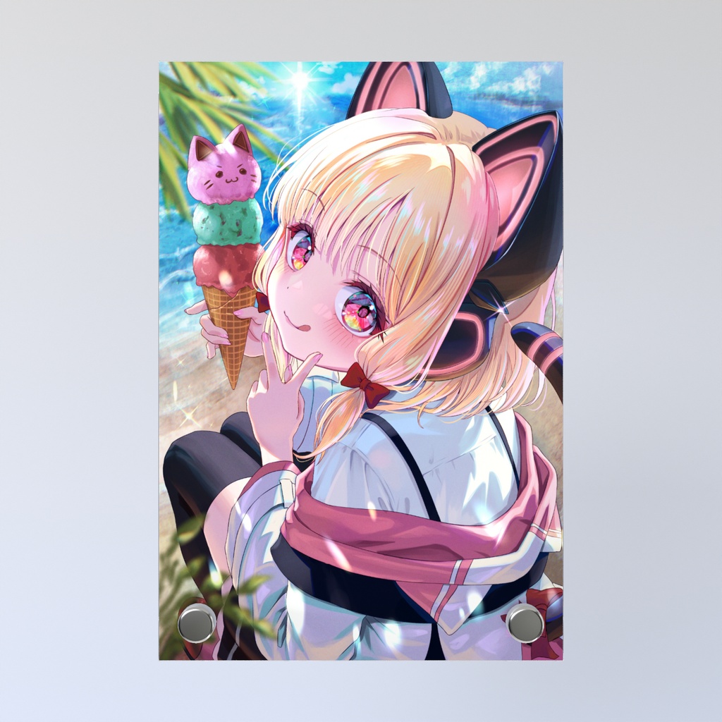 ブルーアーカイブ -Blue Archive-_才羽モモイ_アイスVer_アクリルフォトパネル