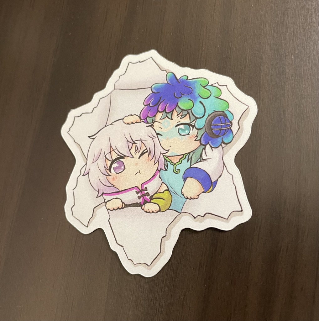 レムラキひょっこりステッカー