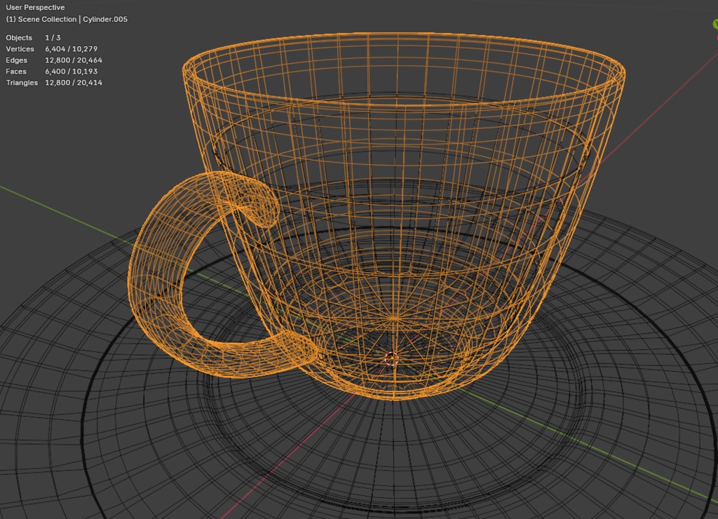 【フルスクラッチ】コーヒーカップ
