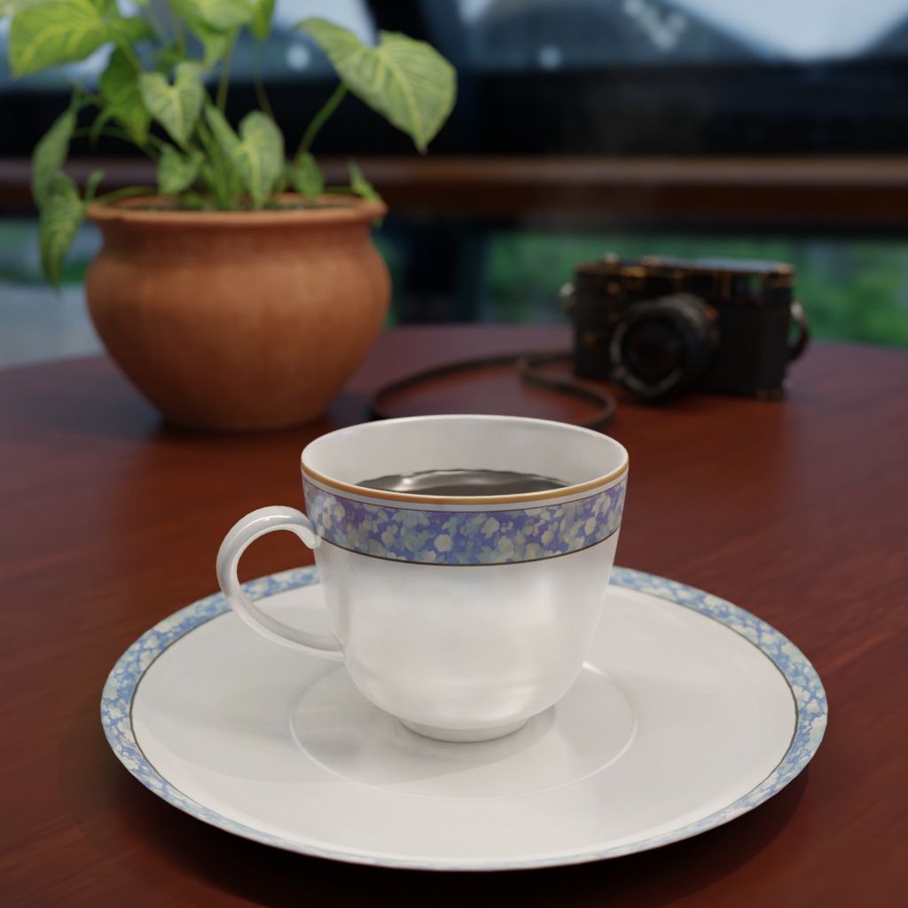 【フルスクラッチ】コーヒーカップ
