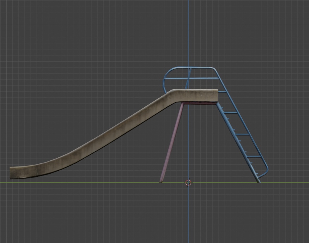 【フォトグラメトリ】公園の滑り台