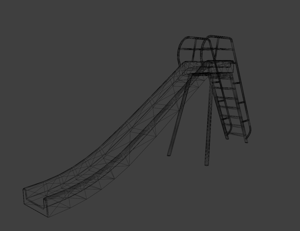 【フォトグラメトリ】公園の滑り台