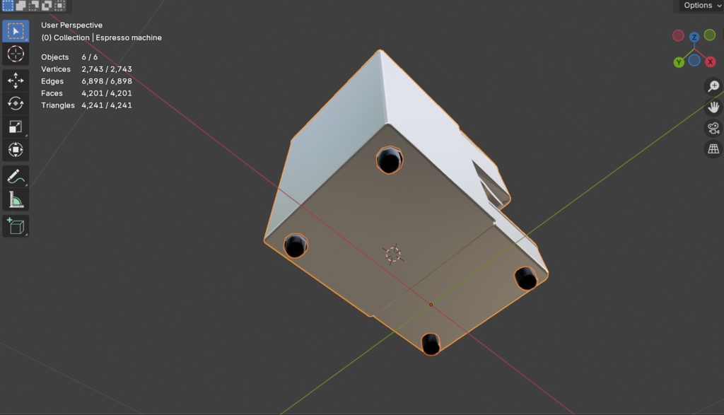 【3Dモデル】エスプレッソマシン