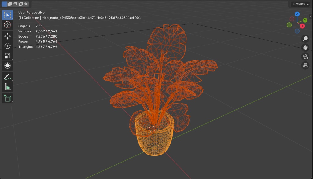 【3Dモデル】観葉植物 モンステラ