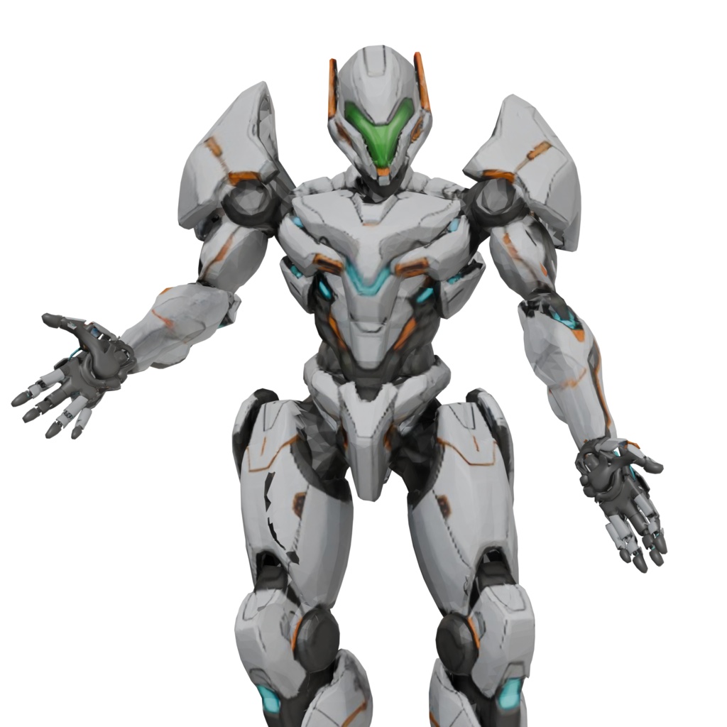 【オリジナル3Dキャラクター】Android000_SENTINEL