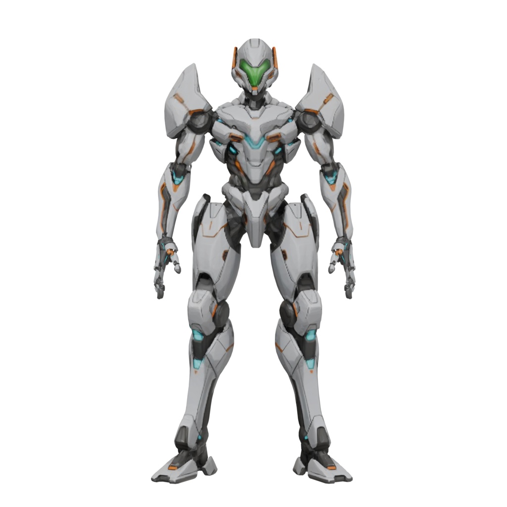 【オリジナル3Dキャラクター】Android000_SENTINEL