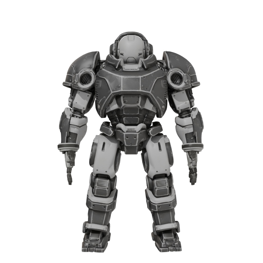 【オリジナル3Dキャラクター】Android001_TITANIUM