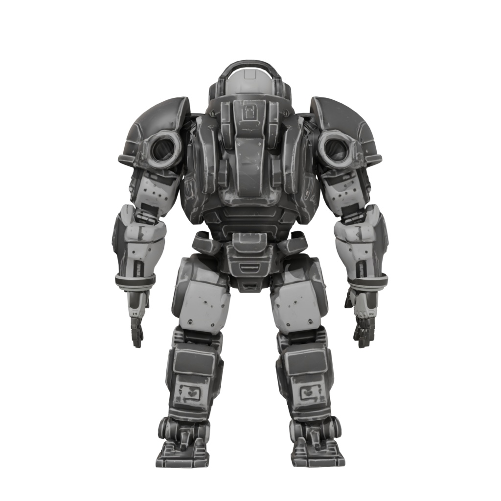 【オリジナル3Dキャラクター】Android001_TITANIUM