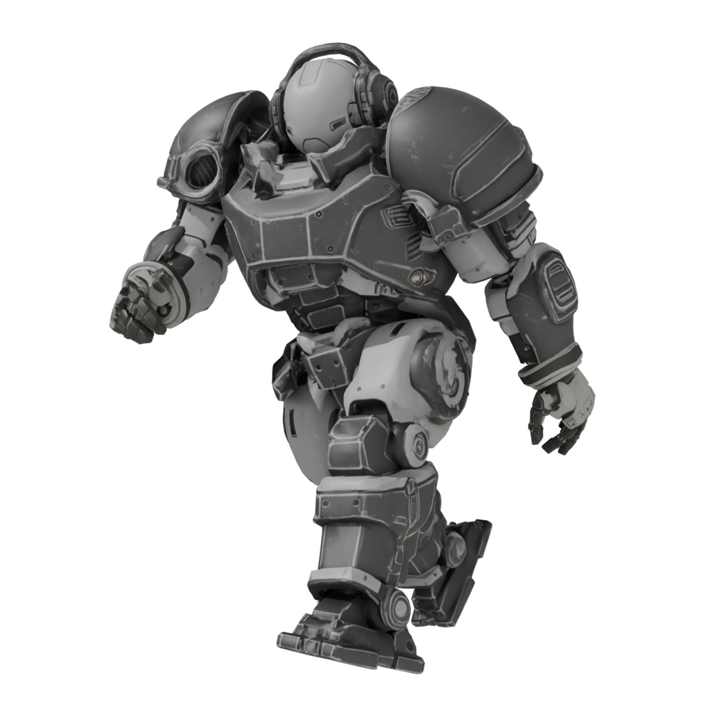 【オリジナル3Dキャラクター】Android001_TITANIUM