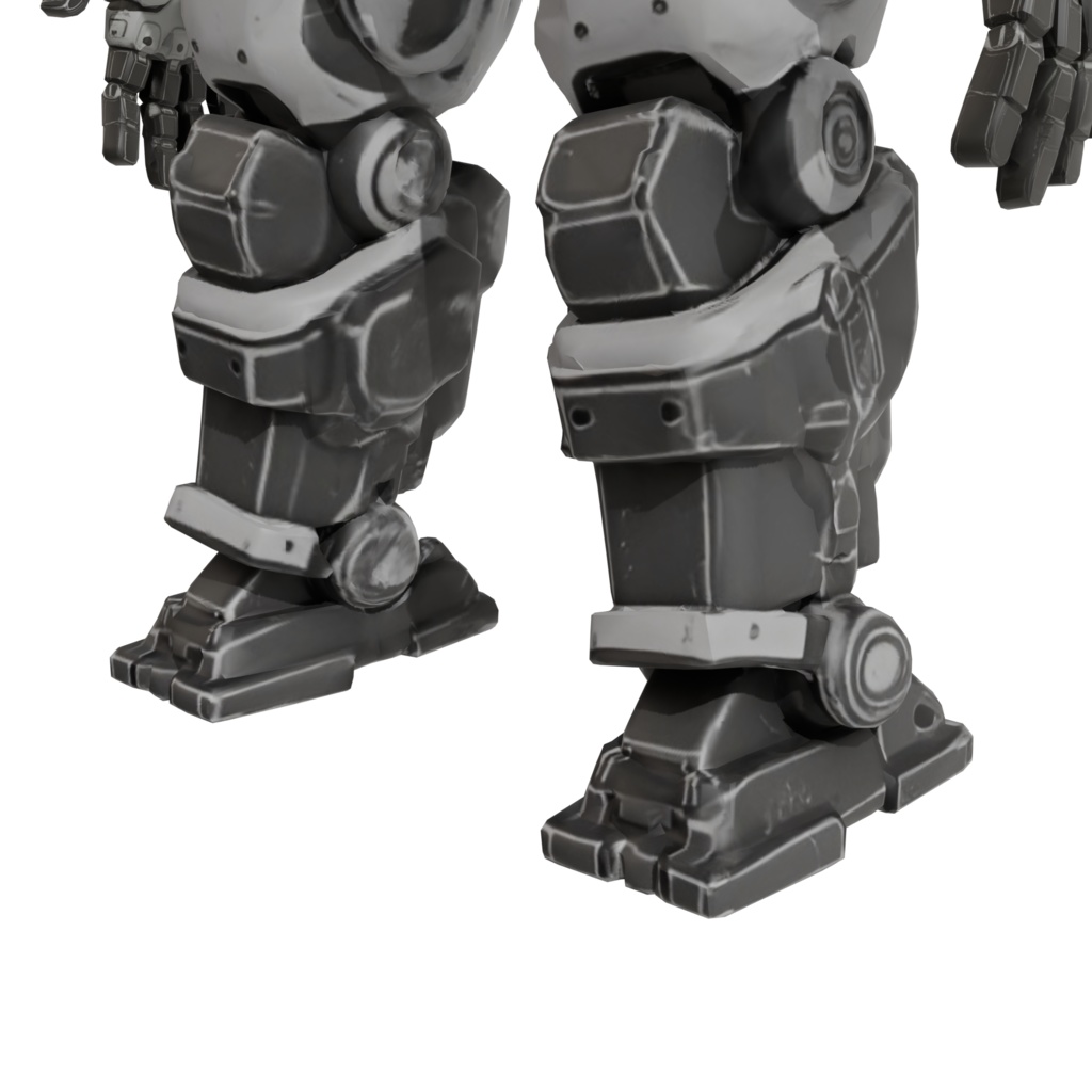 【オリジナル3Dキャラクター】Android001_TITANIUM