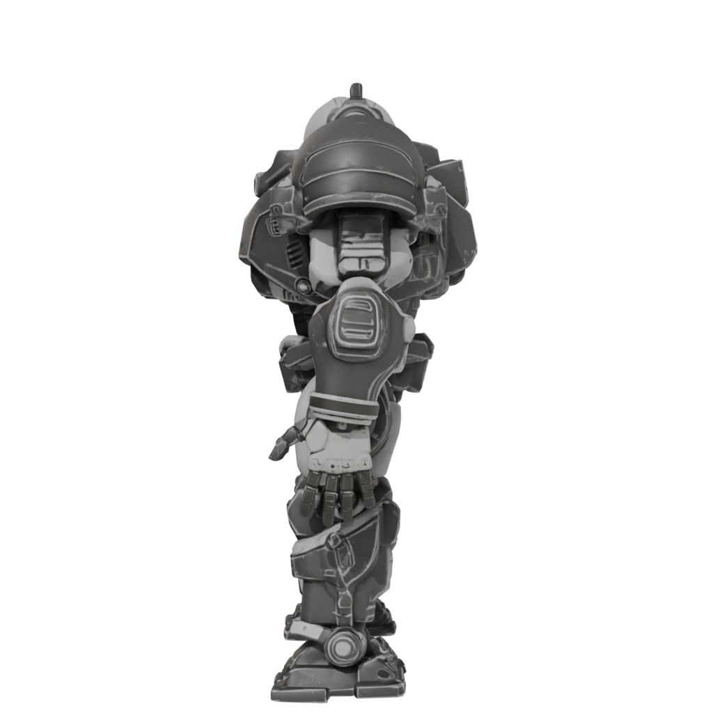 【オリジナル3Dキャラクター】Android001_TITANIUM