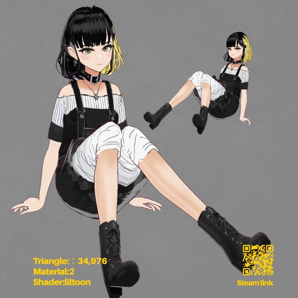【オリジナル3Dキャラクター】ミカ -Mika-