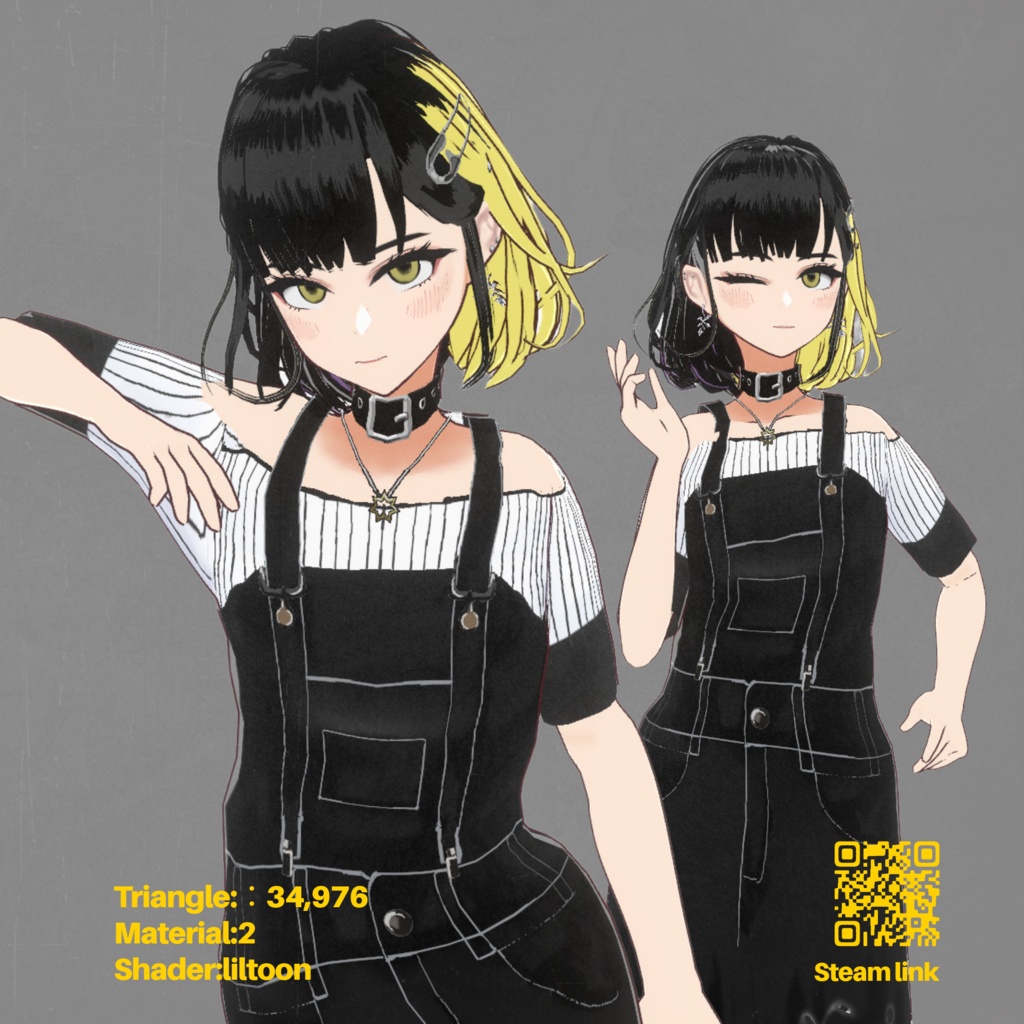 【オリジナル3Dキャラクター】ミカ -Mika-