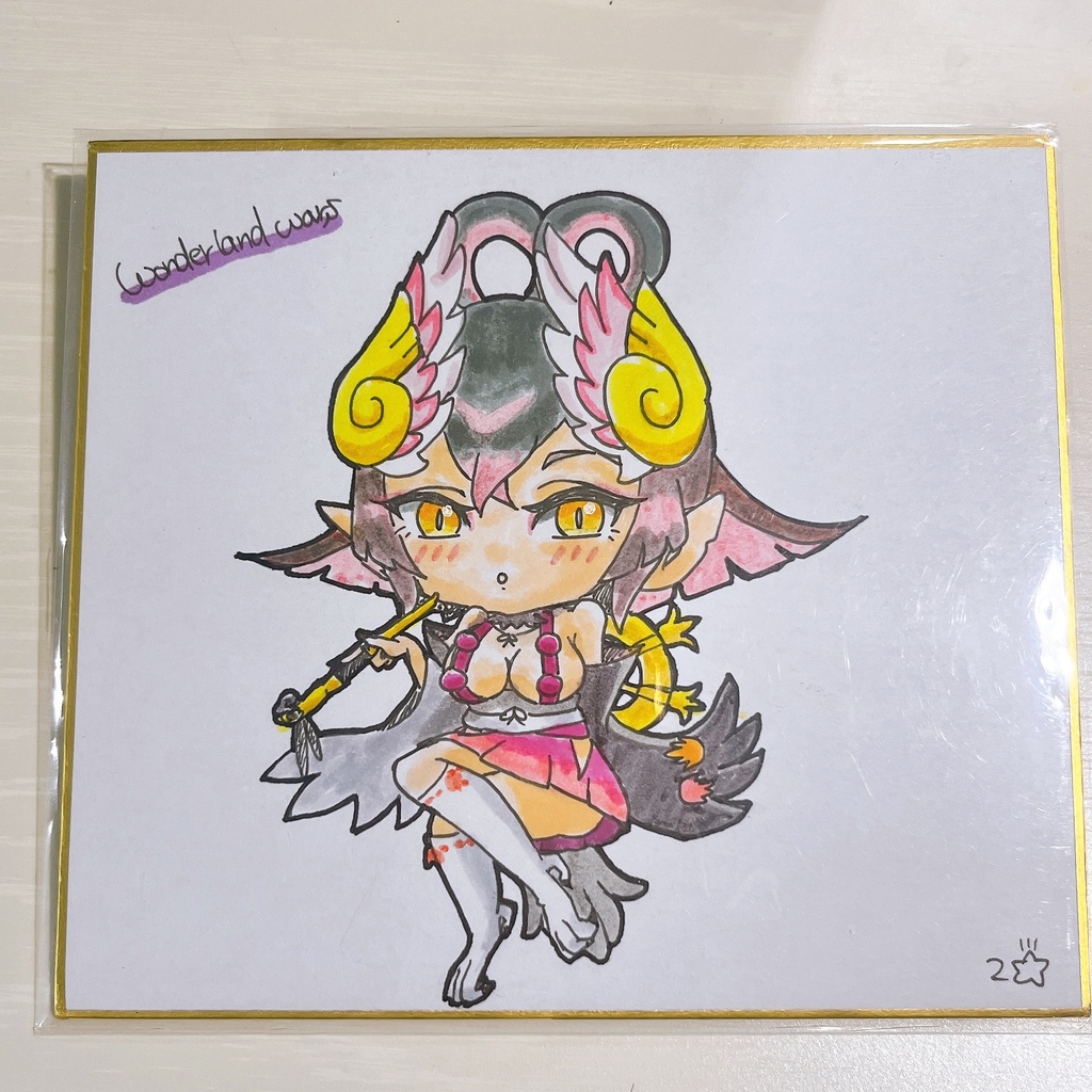 クラマ アナログ色紙