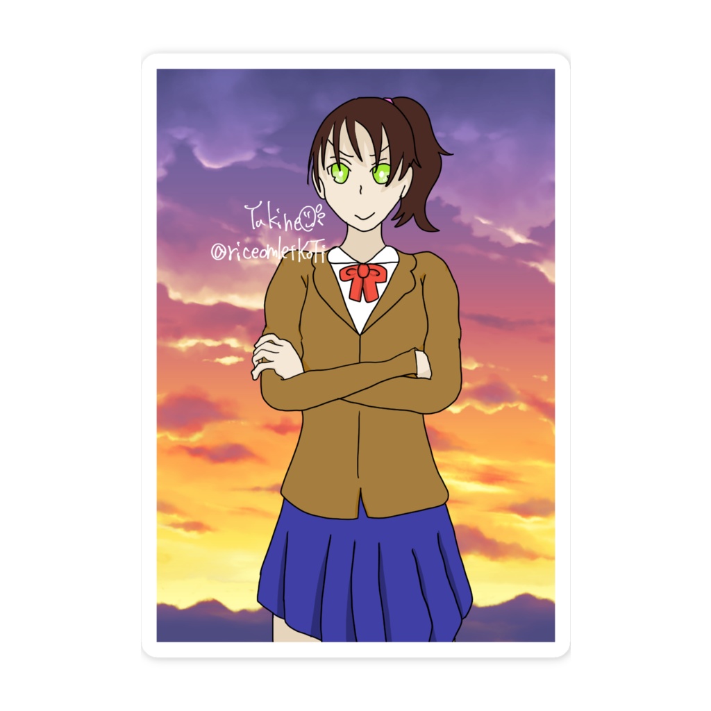 『十二支とボクら』咲楽スマホステッカー