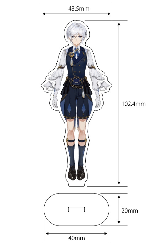 エマニュエルコメット　アクリルスタンド
