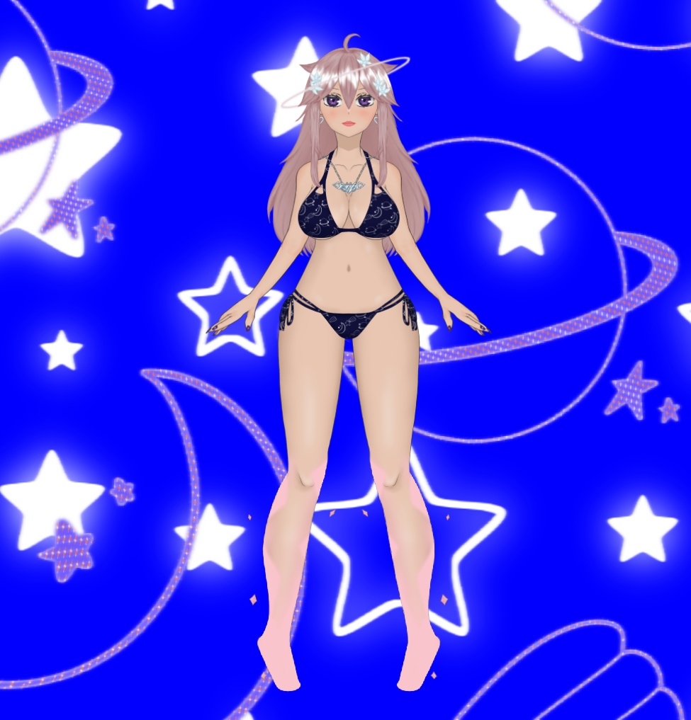 【Space girl Vtuber model】