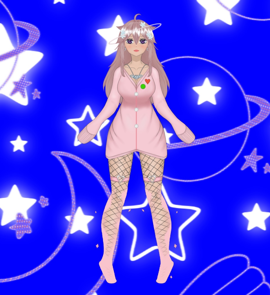 【Space girl Vtuber model】