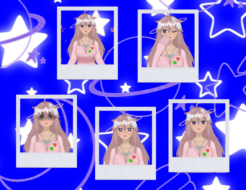 【Space girl Vtuber model】