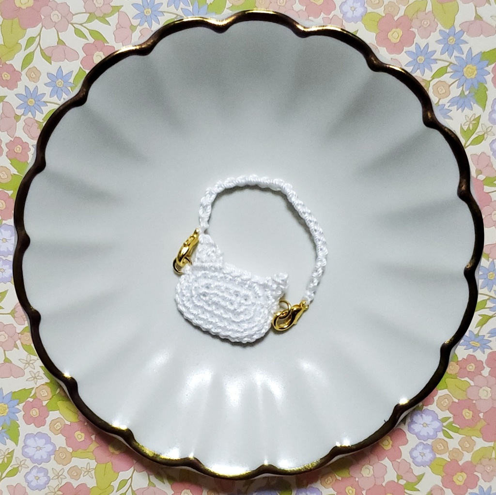 ねこさんポシェット(黒猫・白猫)