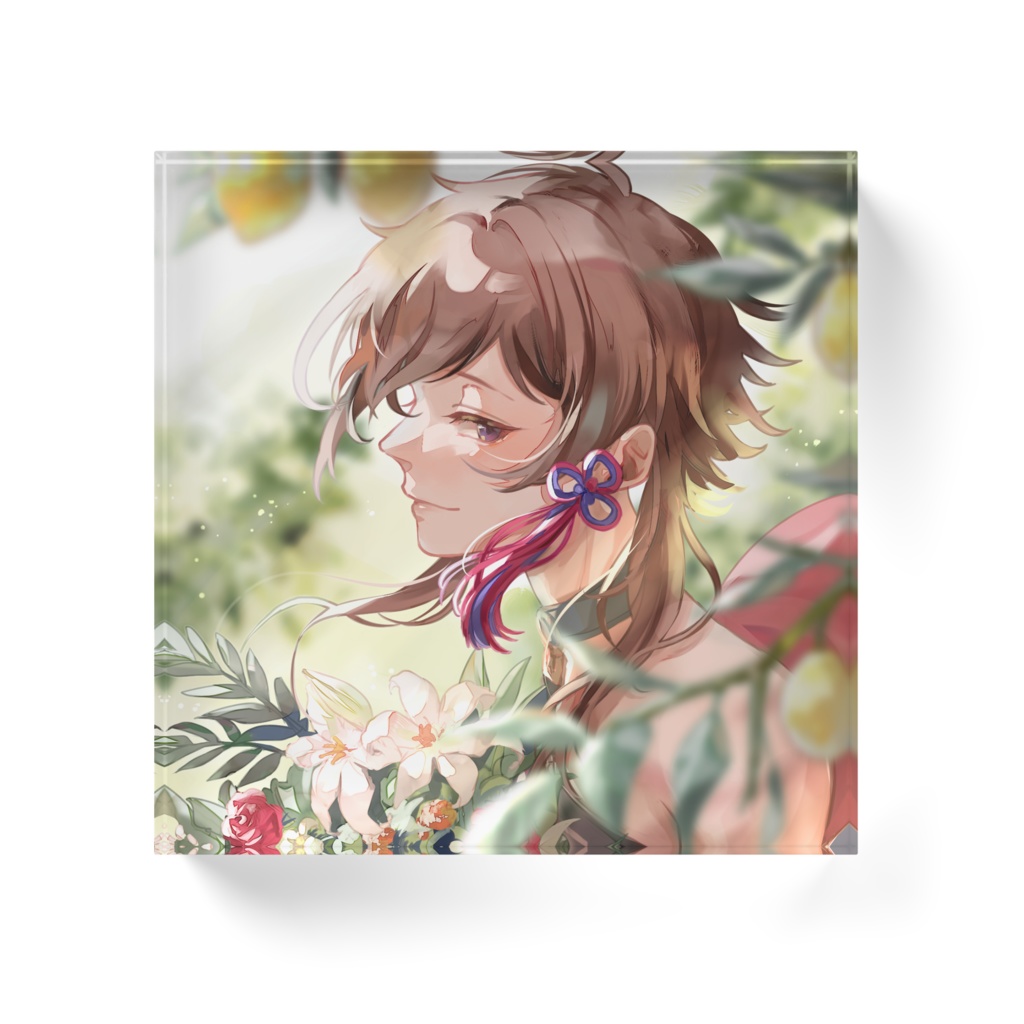 椋木紬 一周年記念 アクリルブロック 笑顔ver