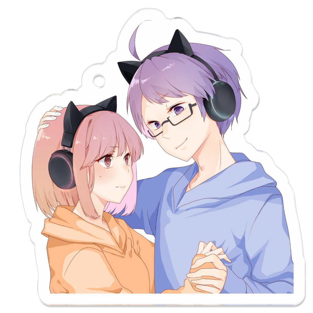 あきけいアクリルキーホルダー