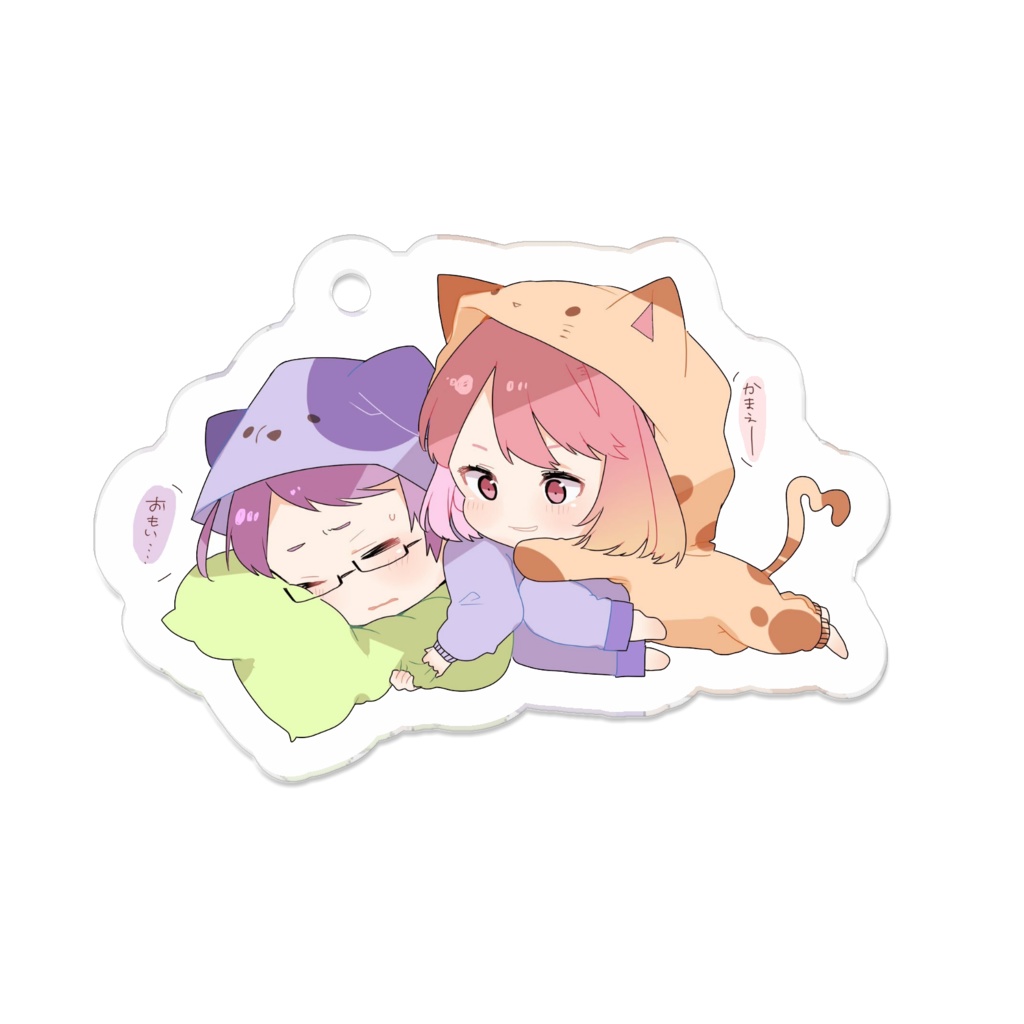 あきけいミニキャラアクリルキーホルダー