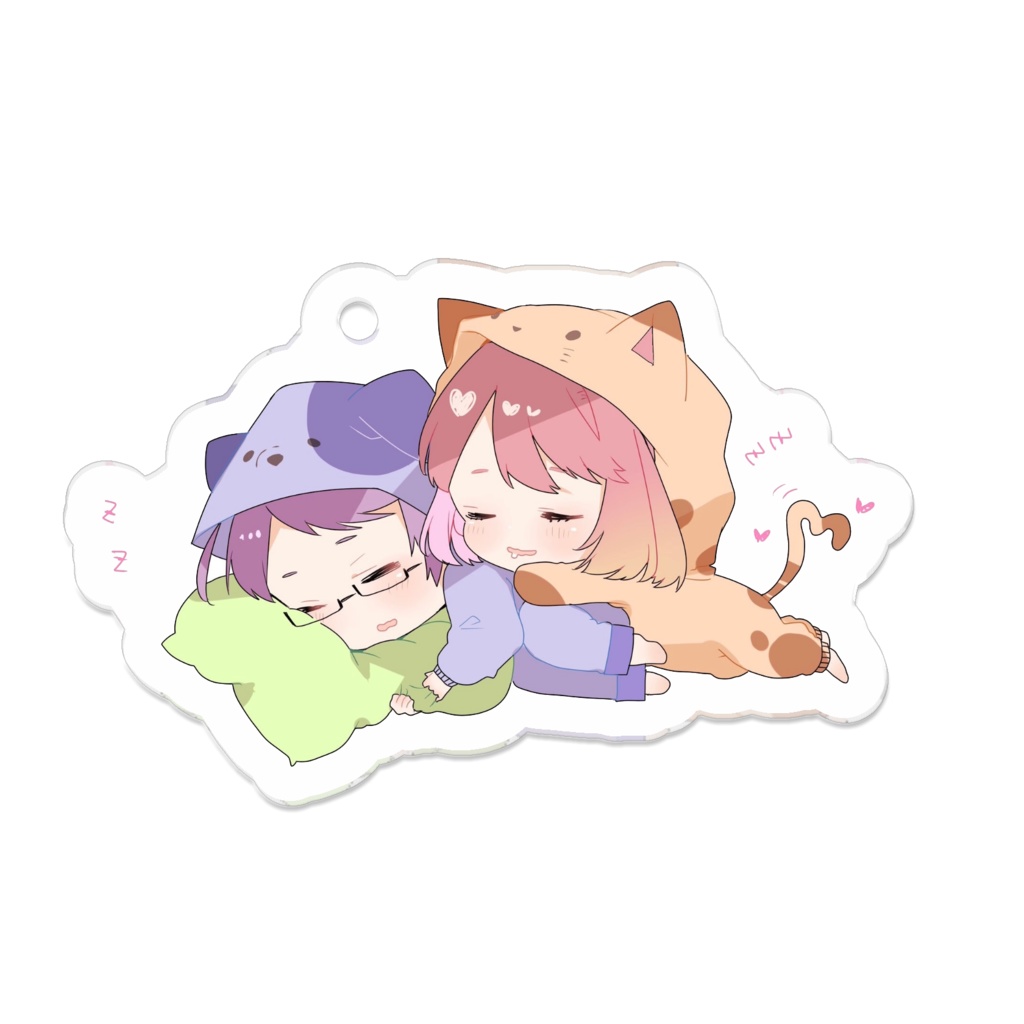 あきけいミニキャラアクリルキーホルダー2