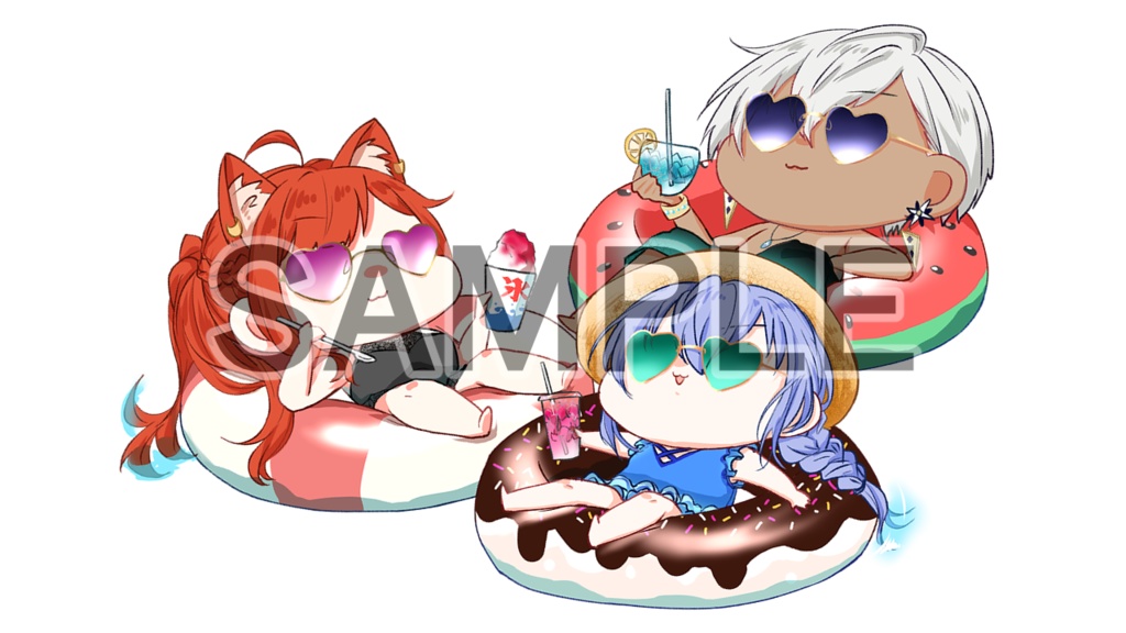 【非公式】NsN夏水面アクリル