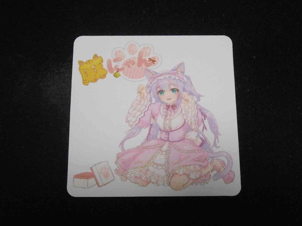 【 麻にゃん コースター 】Vtuber とらなねこ ☆ 麻雀 コースター