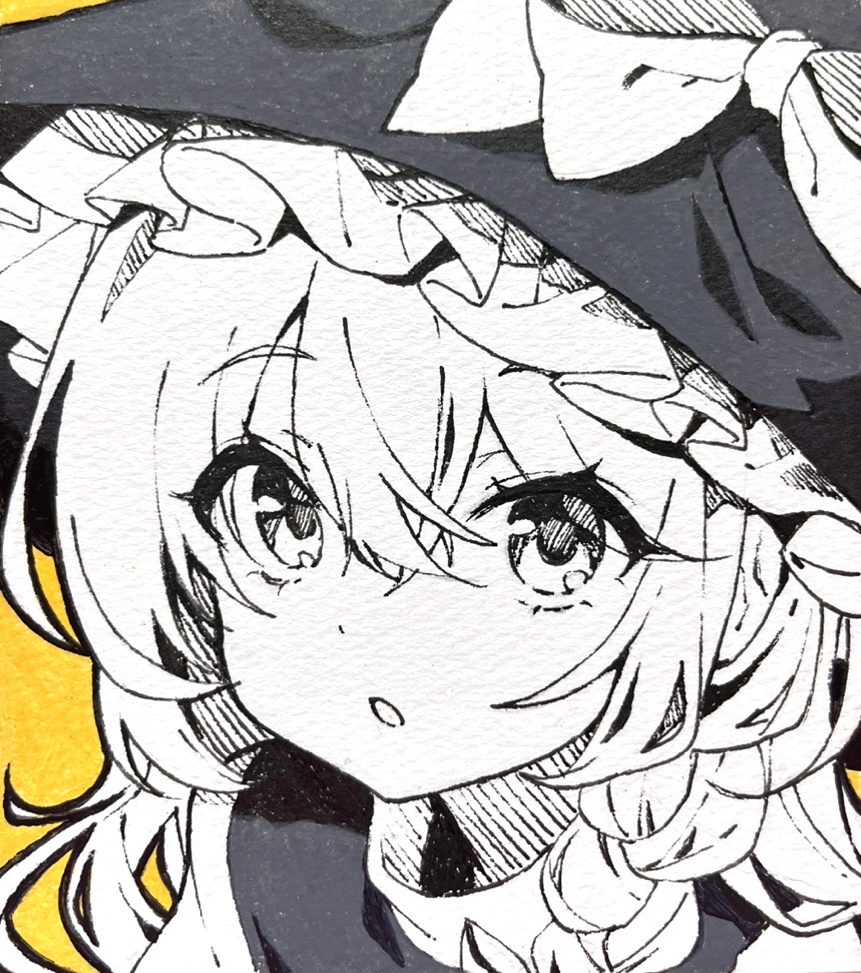 【5月25日21時販売開始】ミニ色紙 魔理沙