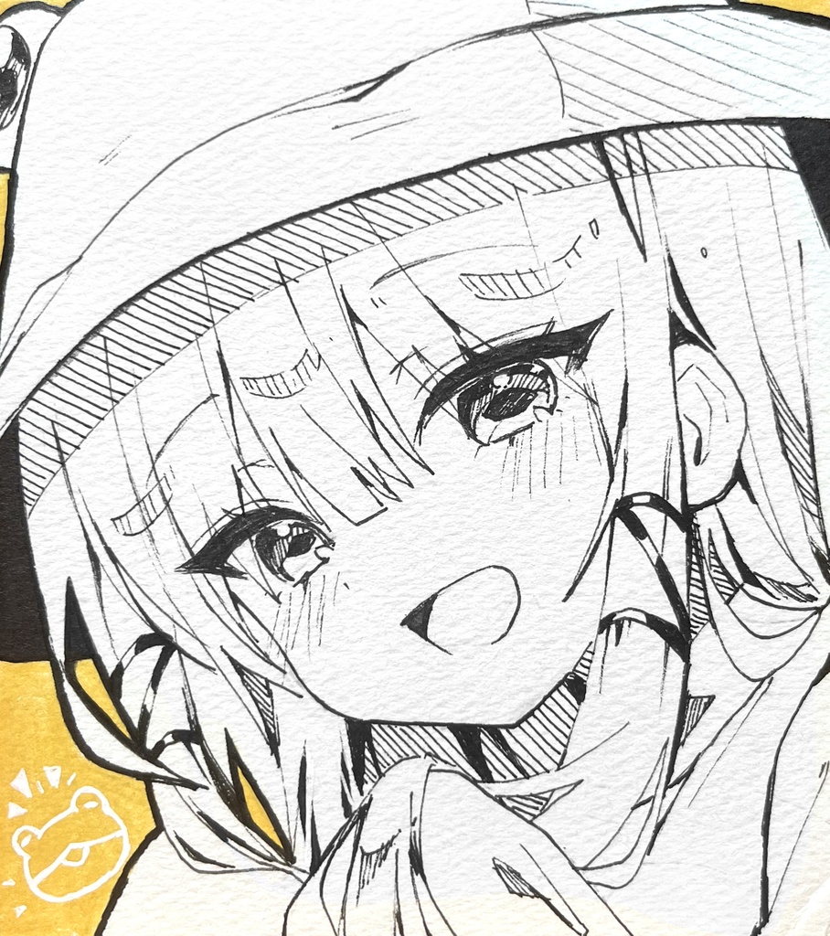 【傷ありセール】ミニ色紙 諏訪子
