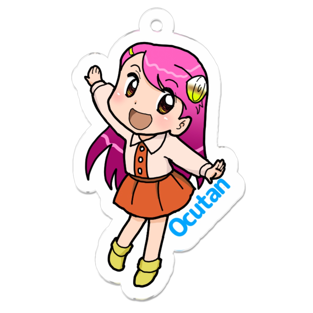 おきゅたんキーホルダー